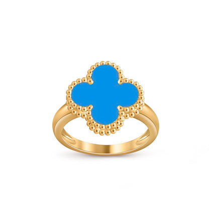 [Riva Jewelry]LUCKY CLOVER VINTAGE GOLD RING COLLECTION