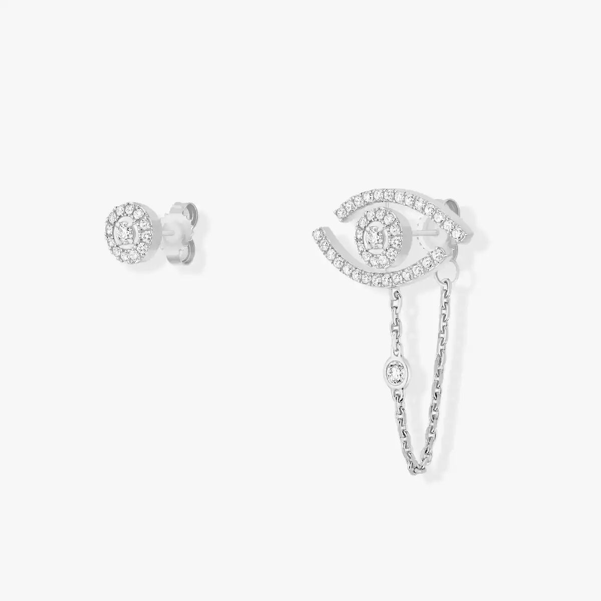[Riva Jewelry]LUCKY EYE DIAMOND EARRINGS