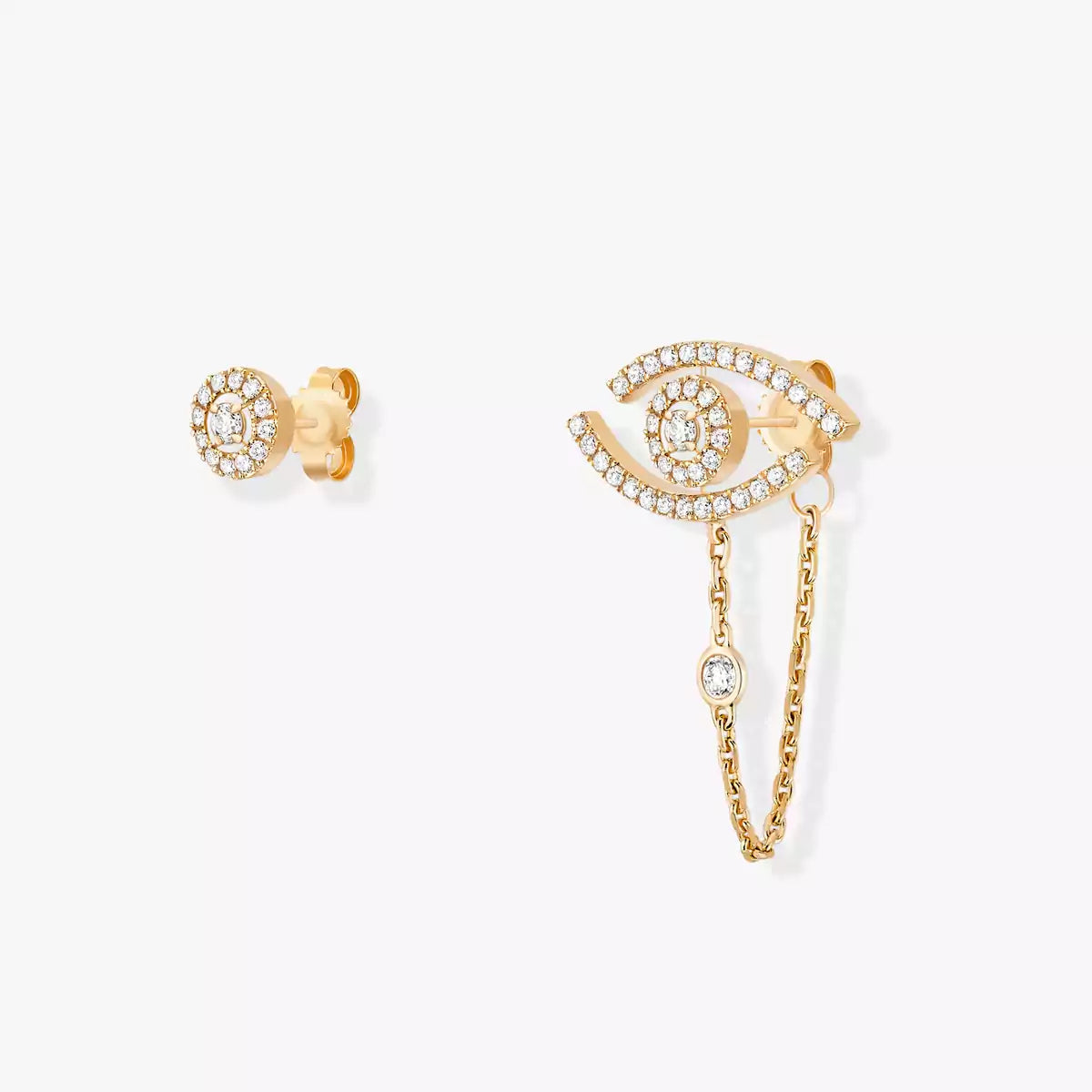 [Riva Jewelry]LUCKY EYE DIAMOND EARRINGS