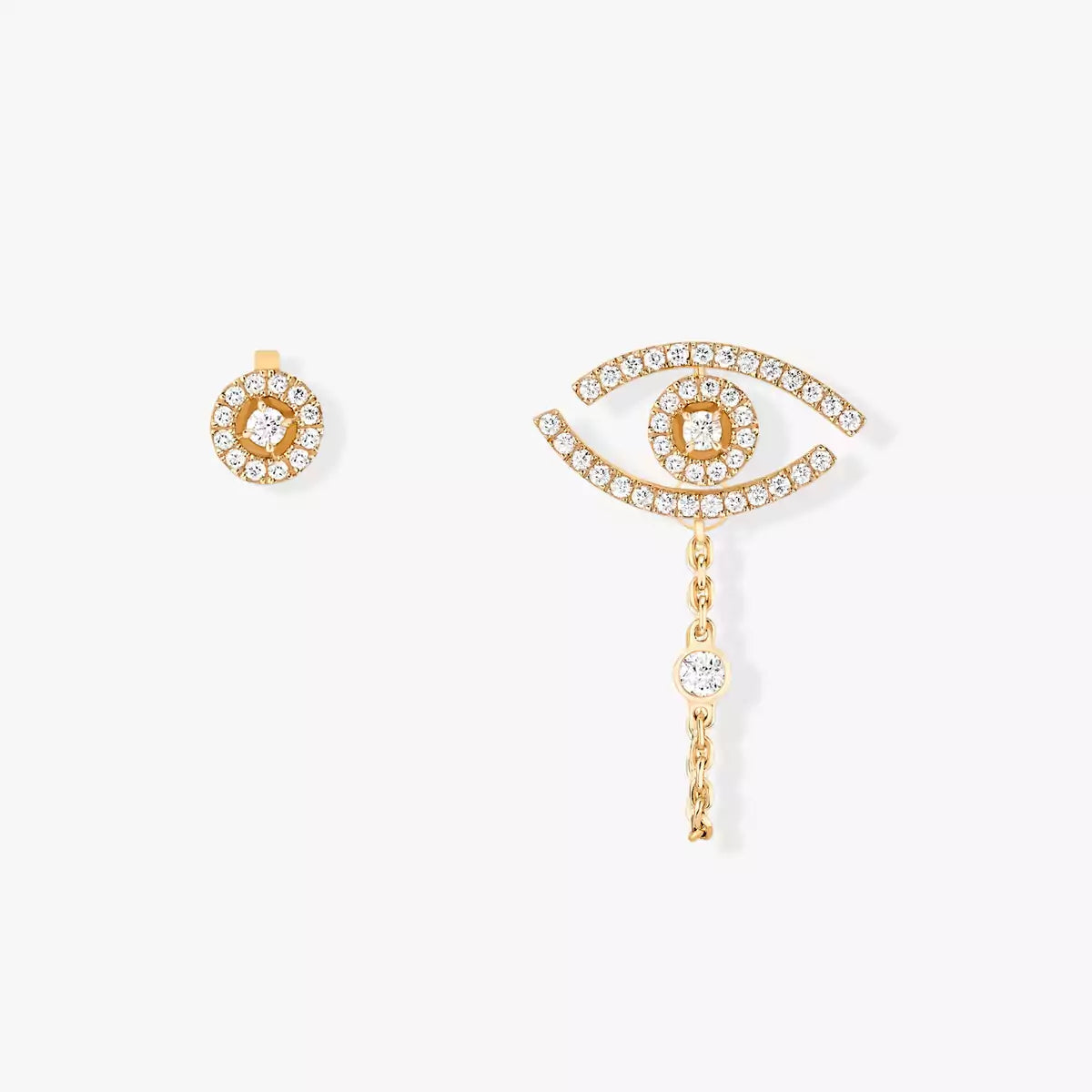 [Riva Jewelry]LUCKY EYE DIAMOND EARRINGS