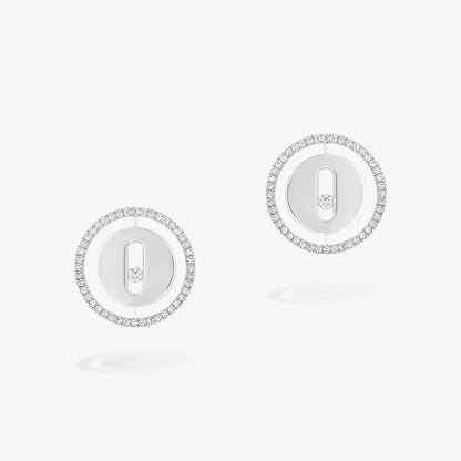 [Riva Jewelry]LUCKY MOVE DIAMOND EARRINGS