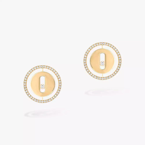 [Riva Jewelry]LUCKY MOVE DIAMOND EARRINGS
