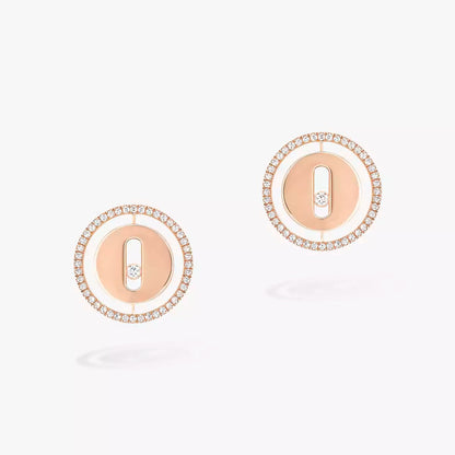 [Riva Jewelry]LUCKY MOVE DIAMOND EARRINGS