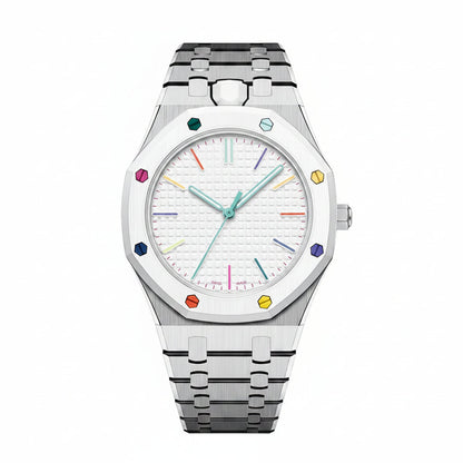 [Riva Jewelry]OAK POP EXCLUSIVE SILVER STEEL STRAP