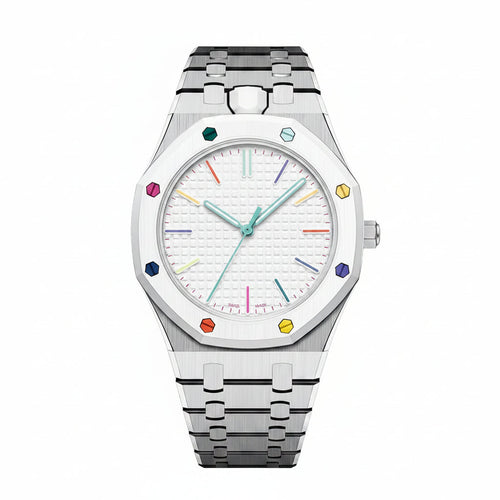 [Riva Jewelry]OAK POP EXCLUSIVE SILVER STEEL STRAP