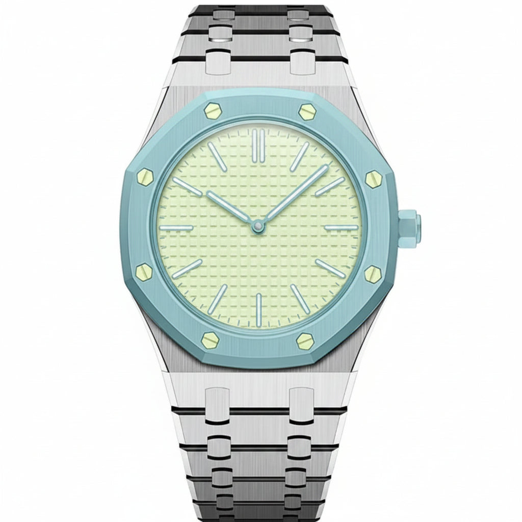 [Riva Jewelry]OAK POP EXCLUSIVE SILVER STEEL STRAP
