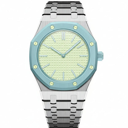[Riva Jewelry]OAK POP EXCLUSIVE SILVER STEEL STRAP