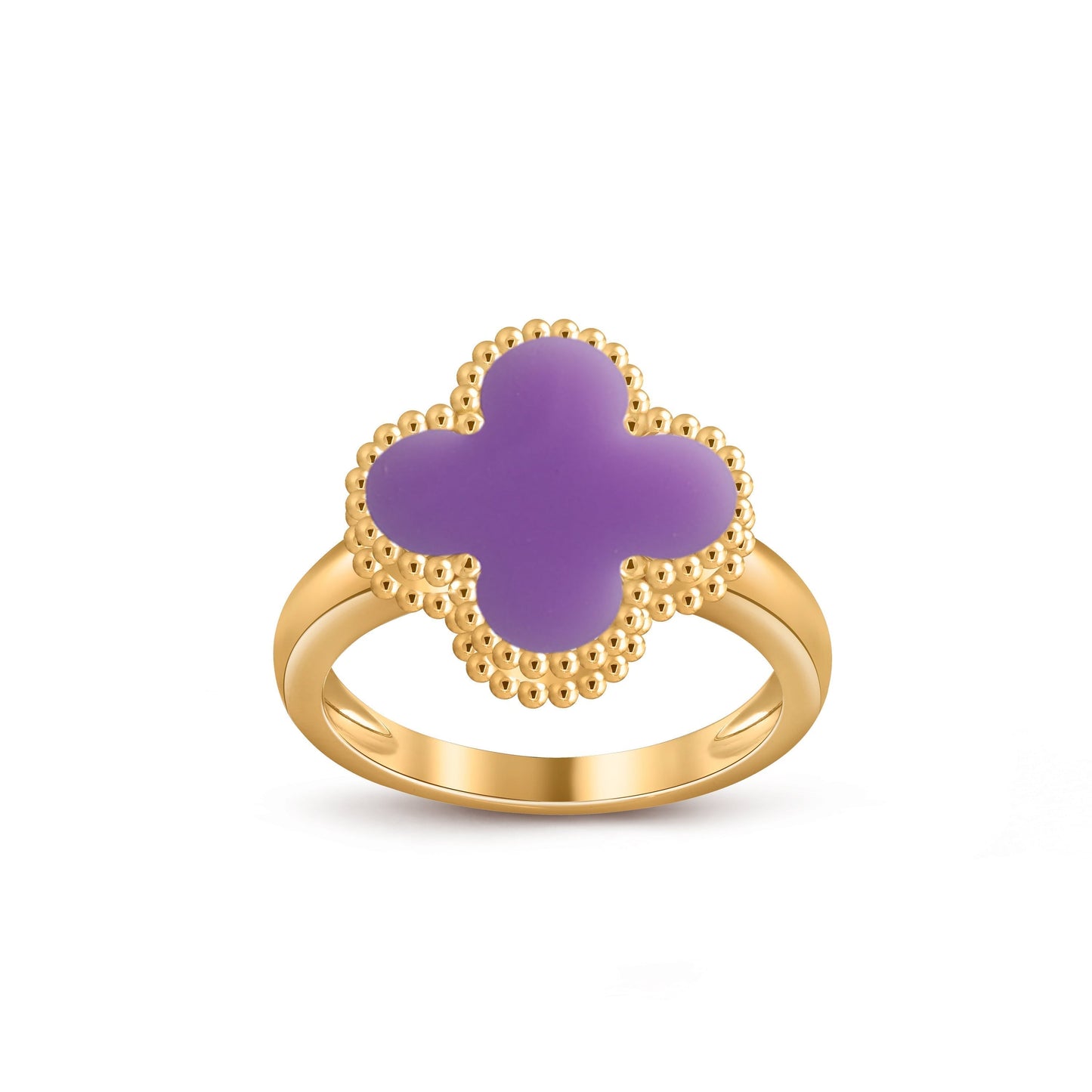 [Riva Jewelry]LUCKY CLOVER VINTAGE GOLD RING COLLECTION