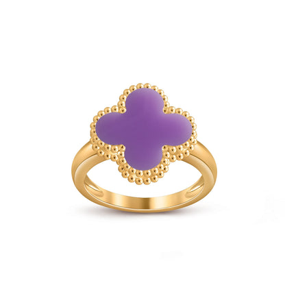 [Riva Jewelry]LUCKY CLOVER VINTAGE GOLD RING COLLECTION