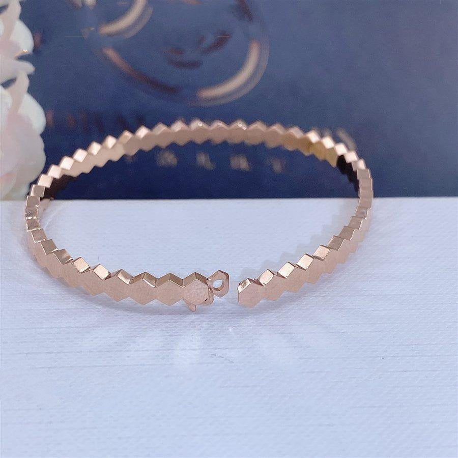 [Riva Jewelry]BEE LOVE ROSE GOLD BRACELET
