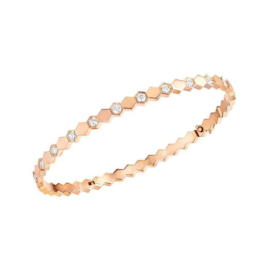 [Riva Jewelry]BEE LOVE ROSE GOLD DIAMOND BRACELET