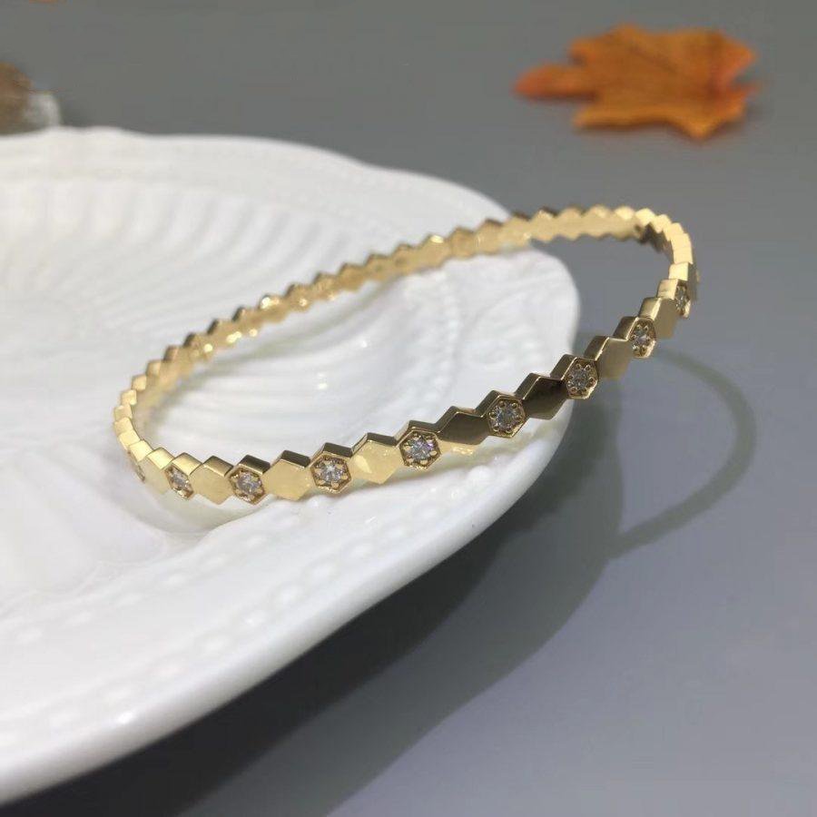 [Riva Jewelry]BEE LOVE GOLD DIAMOND BRACELET