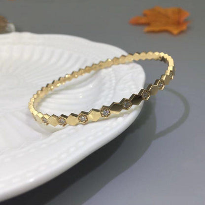 [Riva Jewelry]BEE LOVE GOLD DIAMOND BRACELET