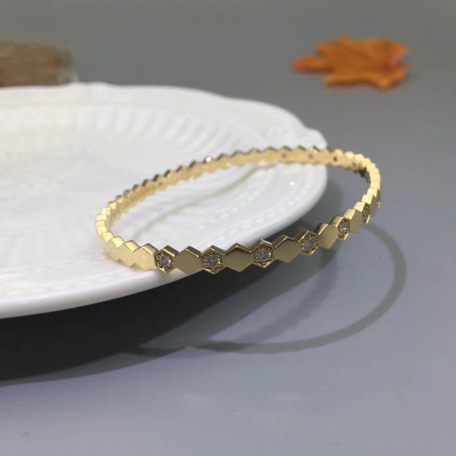 [Riva Jewelry]BEE LOVE GOLD DIAMOND BRACELET