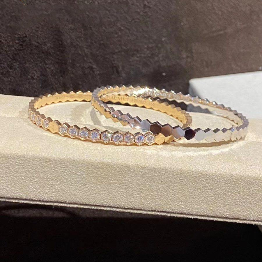 [Riva Jewelry]BEE LOVE GOLD BRACELET FULL DIAMOND