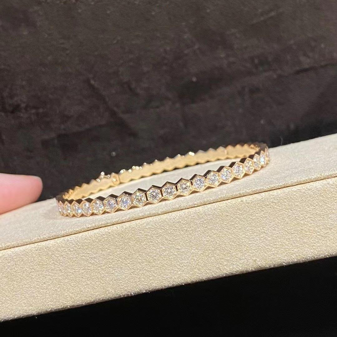 [Riva Jewelry]BEE LOVE GOLD BRACELET FULL DIAMOND
