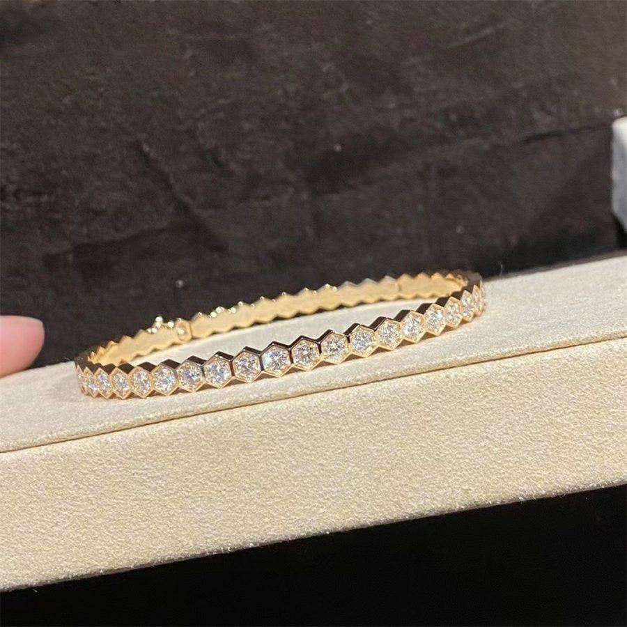 [Riva Jewelry]BEE LOVE GOLD BRACELET FULL DIAMOND