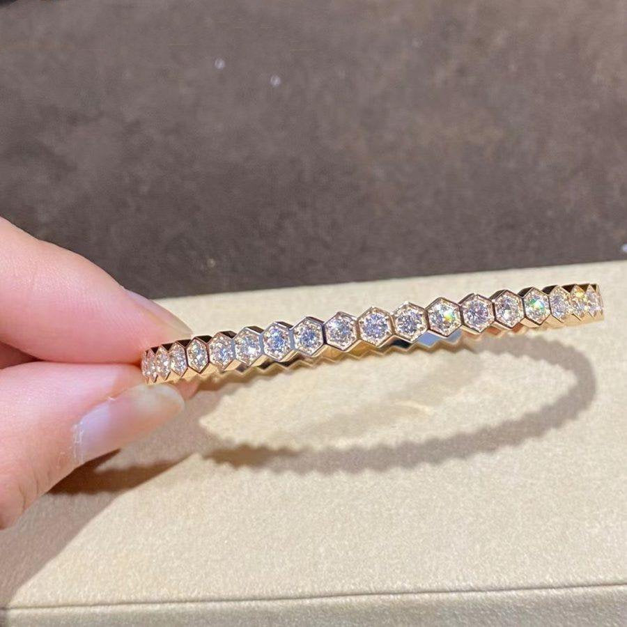 [Riva Jewelry]BEE LOVE GOLD BRACELET FULL DIAMOND