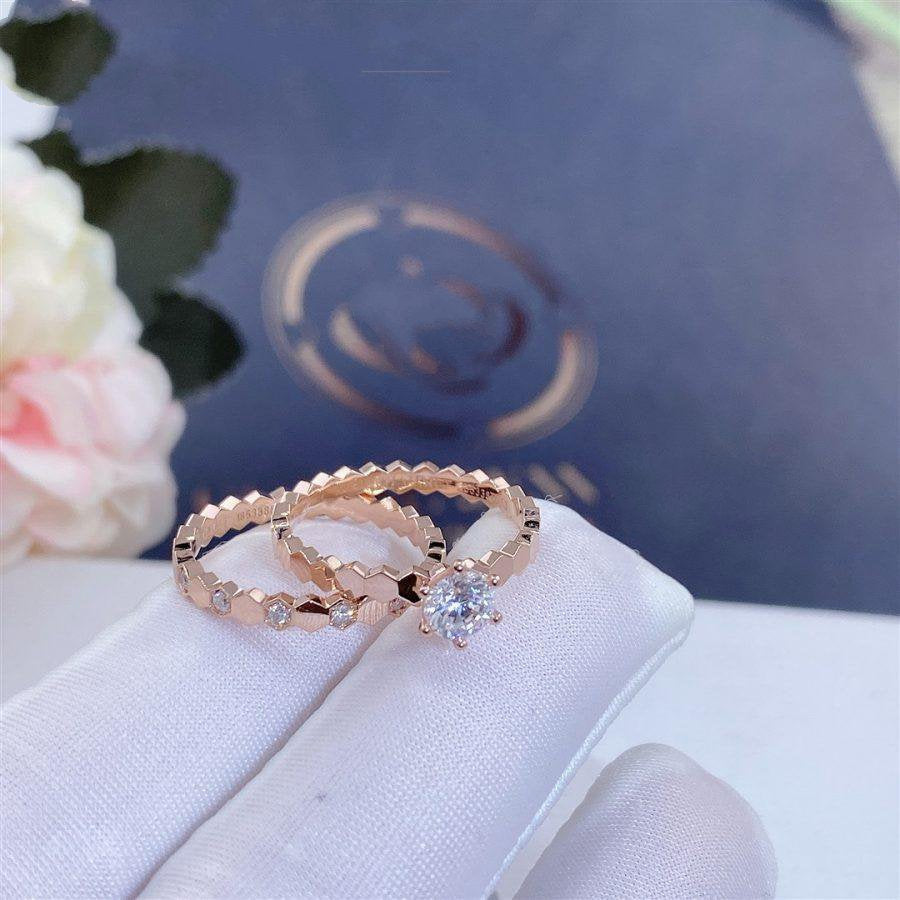[Riva Jewelry]BEE LOVE RING ROSE GOLD 1 DIAMOND