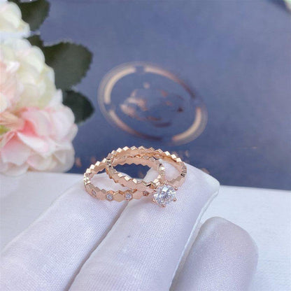 [Riva Jewelry]BEE LOVE RING ROSE GOLD DIAMOND