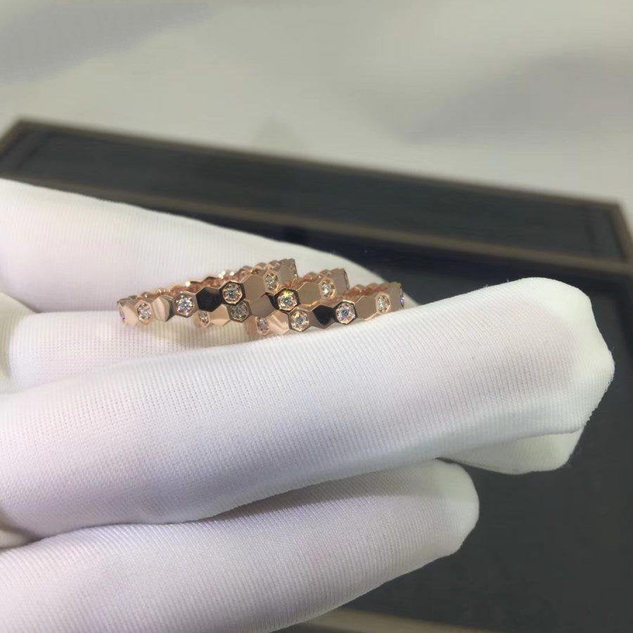 [Riva Jewelry]BEE LOVE RING ROSE GOLD DIAMOND