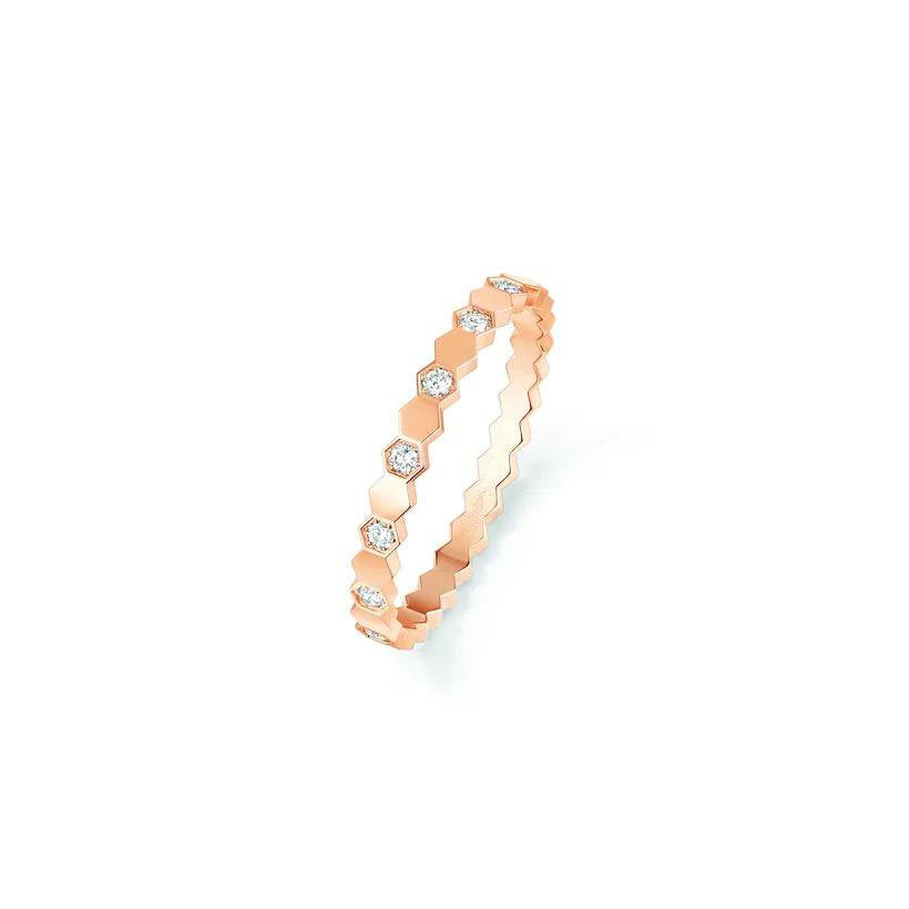 [Riva Jewelry]BEE LOVE RING ROSE GOLD DIAMOND