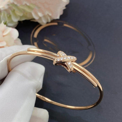 [Riva Jewelry]JEUX DE BRACELET ROSE GOLD DIAMONDS