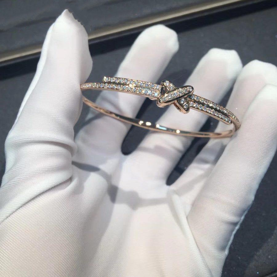[Riva Jewelry]JEUX DE BRACELET DIAMONDS ROSE GOLD