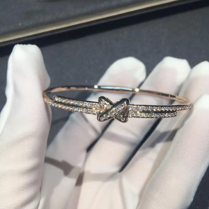 [Riva Jewelry]JEUX DE BRACELET DIAMONDS ROSE GOLD