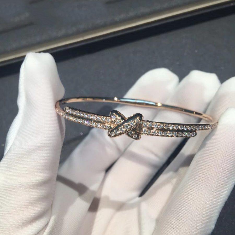 [Riva Jewelry]JEUX DE BRACELET DIAMONDS ROSE GOLD