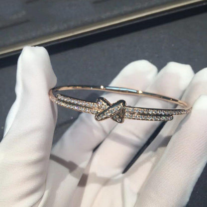 [Riva Jewelry]JEUX DE BRACELET DIAMONDS ROSE GOLD