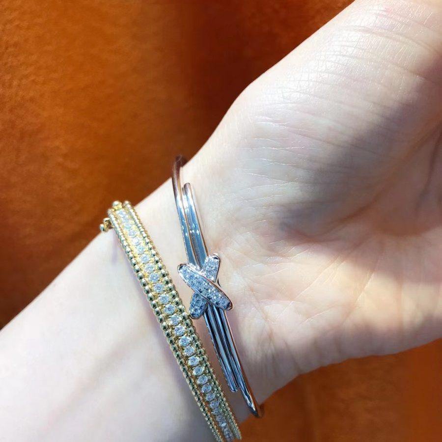 [Riva Jewelry]JEUX DE BRACELET SILVER DIAMONDS