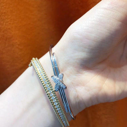 [Riva Jewelry]JEUX DE BRACELET SILVER DIAMONDS