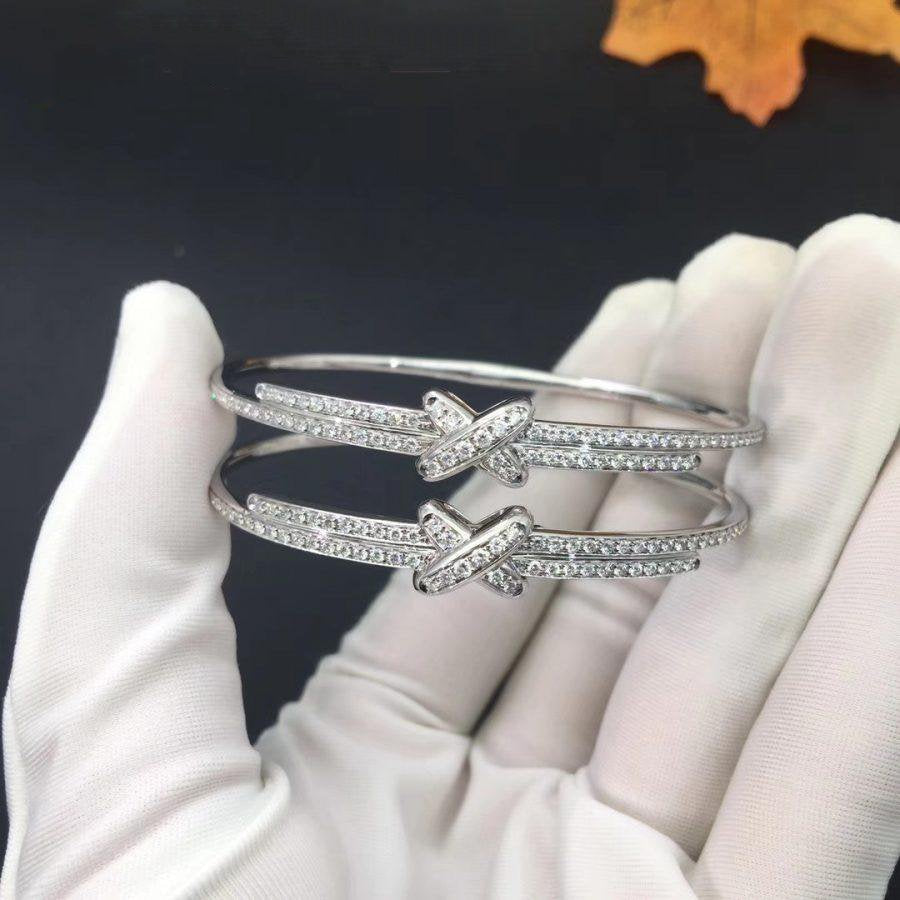 [Riva Jewelry]JEUX DE BRACELET DIAMONDS SILVER