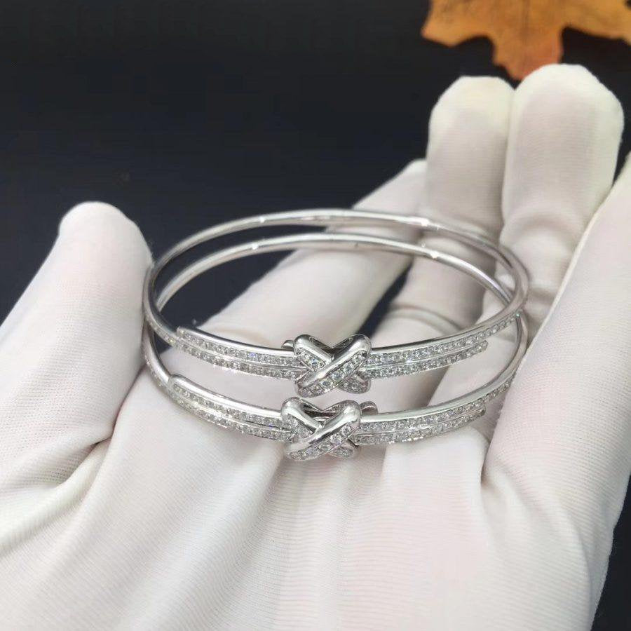 [Riva Jewelry]JEUX DE BRACELET DIAMONDS SILVER