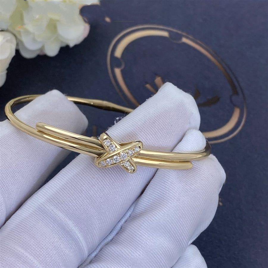 [Riva Jewelry]JEUX DE BRACELET GOLD DIAMONDS