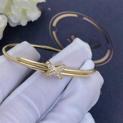 [Riva Jewelry]JEUX DE BRACELET GOLD DIAMONDS