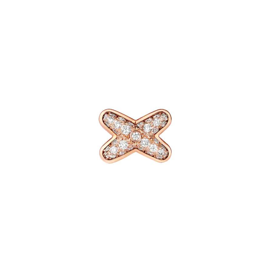 [Riva Jewelry]JEUX DE ROSE GOLD DIAMOND EARRINGS