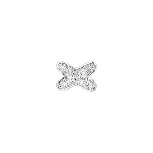 [Riva Jewelry]JEUX DE SILVER DIAMOND EARRINGS