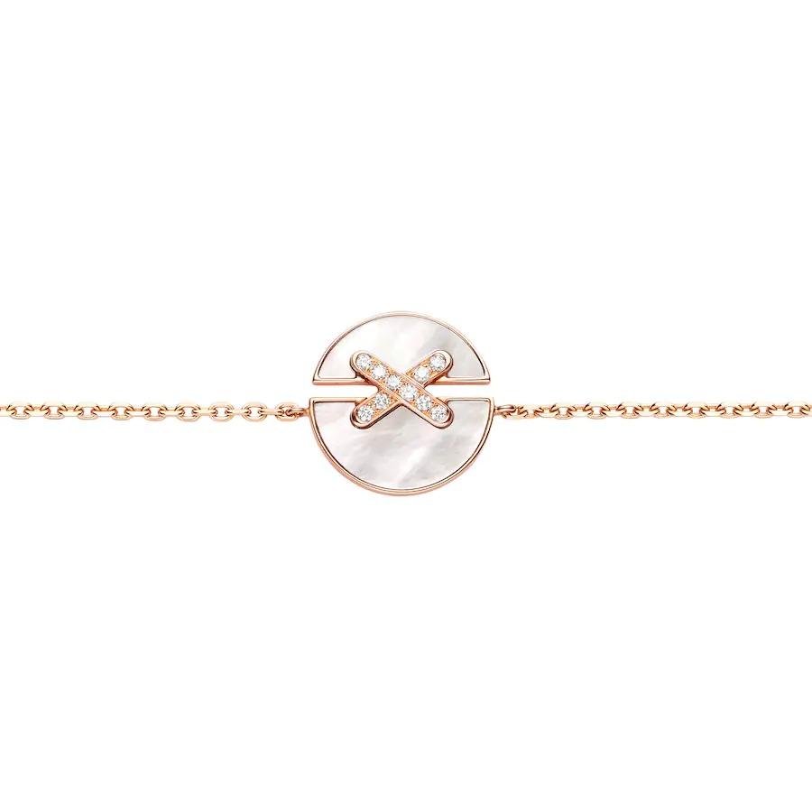 [Riva Jewelry]JEUX DE BRACELET MOP ROSE GOLD DIAMONDS