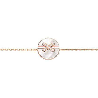 [Riva Jewelry]JEUX DE BRACELET MOP ROSE GOLD DIAMONDS