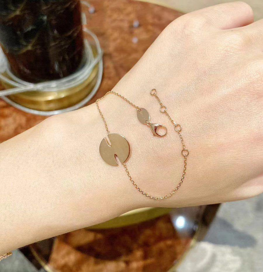 [Riva Jewelry]JEUX DE BRACELET MOP ROSE GOLD DIAMONDS