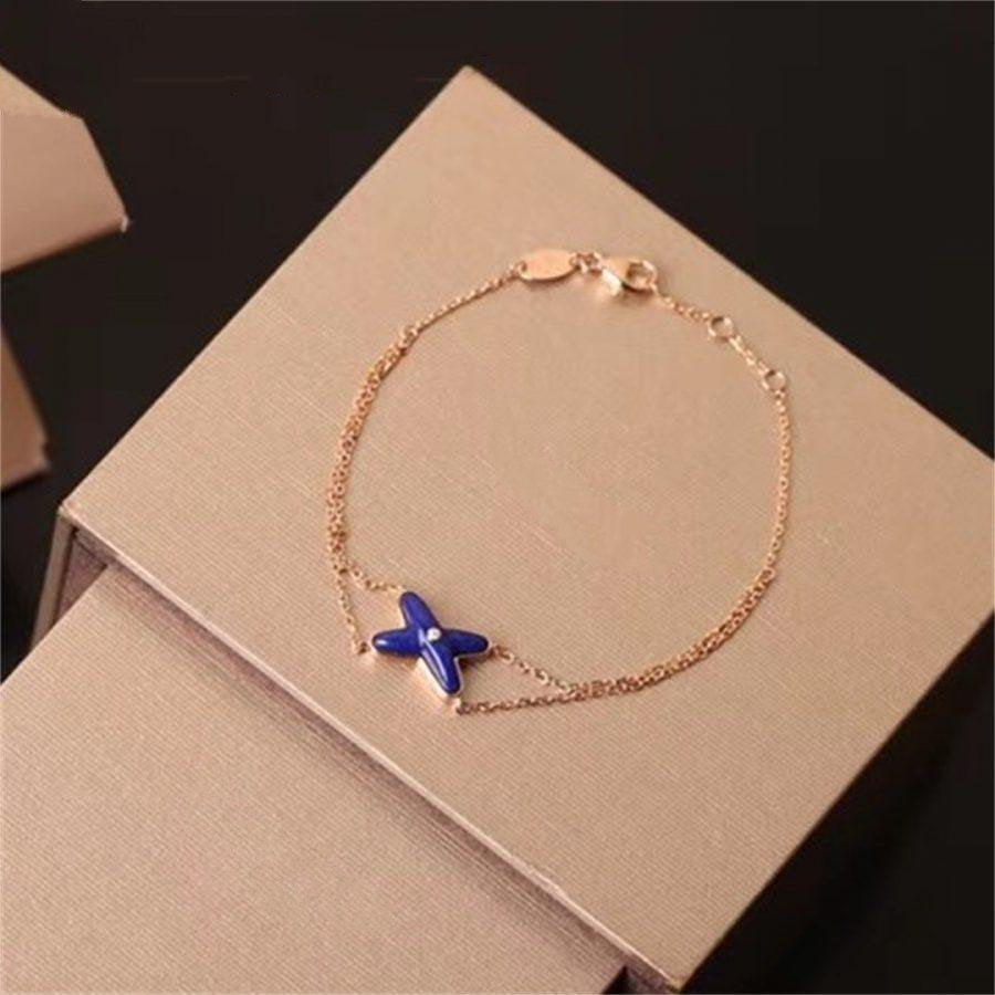 [Riva Jewelry]Hollow Design Four-Leaf Clover Flower Shape Ring