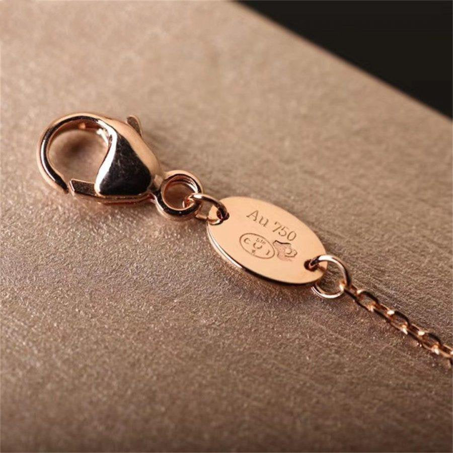 [Riva Jewelry]Hollow Design Four-Leaf Clover Flower Shape Ring