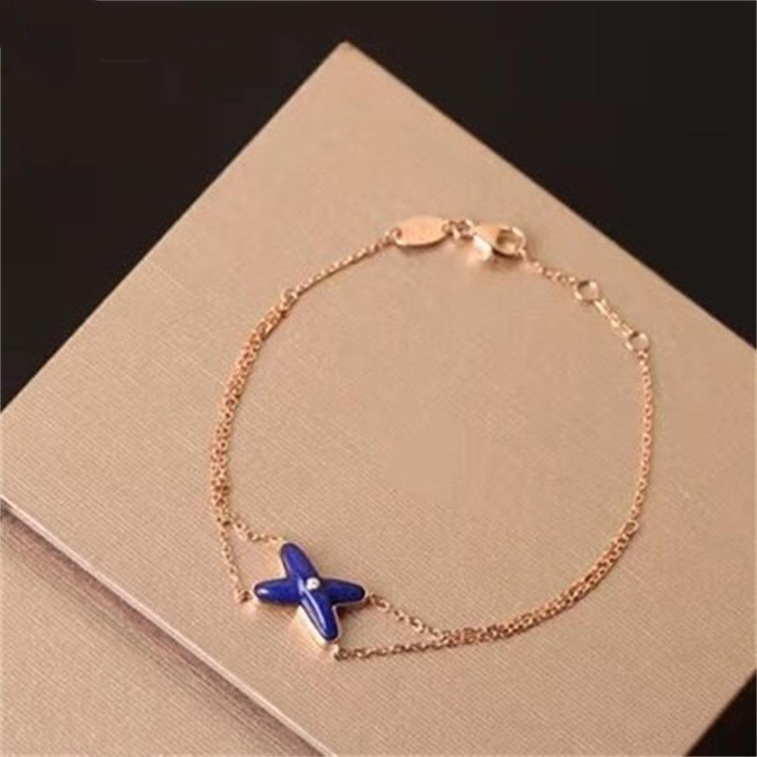 [Riva Jewelry]Hollow Design Four-Leaf Clover Flower Shape Ring