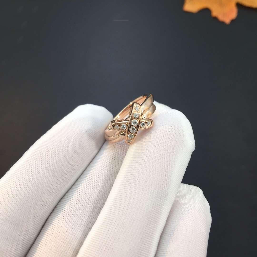 [Riva Jewelry]JEUX DE ROSE GOLD DIAMOND RING