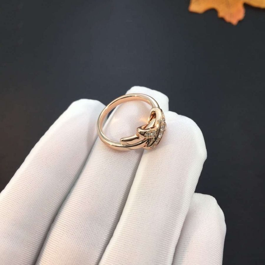 [Riva Jewelry]JEUX DE ROSE GOLD DIAMOND RING