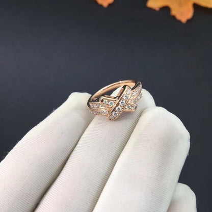 [Riva Jewelry]JEUX DE RING ROSE GOLD DIAMOND