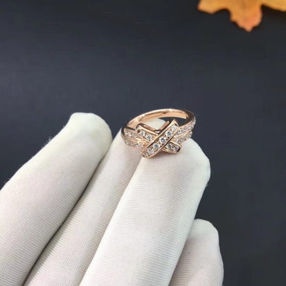 [Riva Jewelry]JEUX DE RING ROSE GOLD DIAMOND
