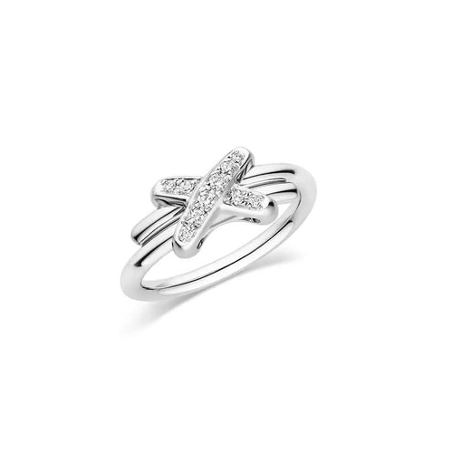 [Riva Jewelry]JEUX DE SILVER DIAMOND RING